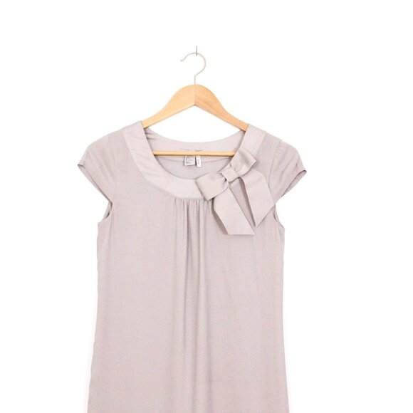 *H&M Grey Straight Cap Sleeve Dress - Picture 5 of 7